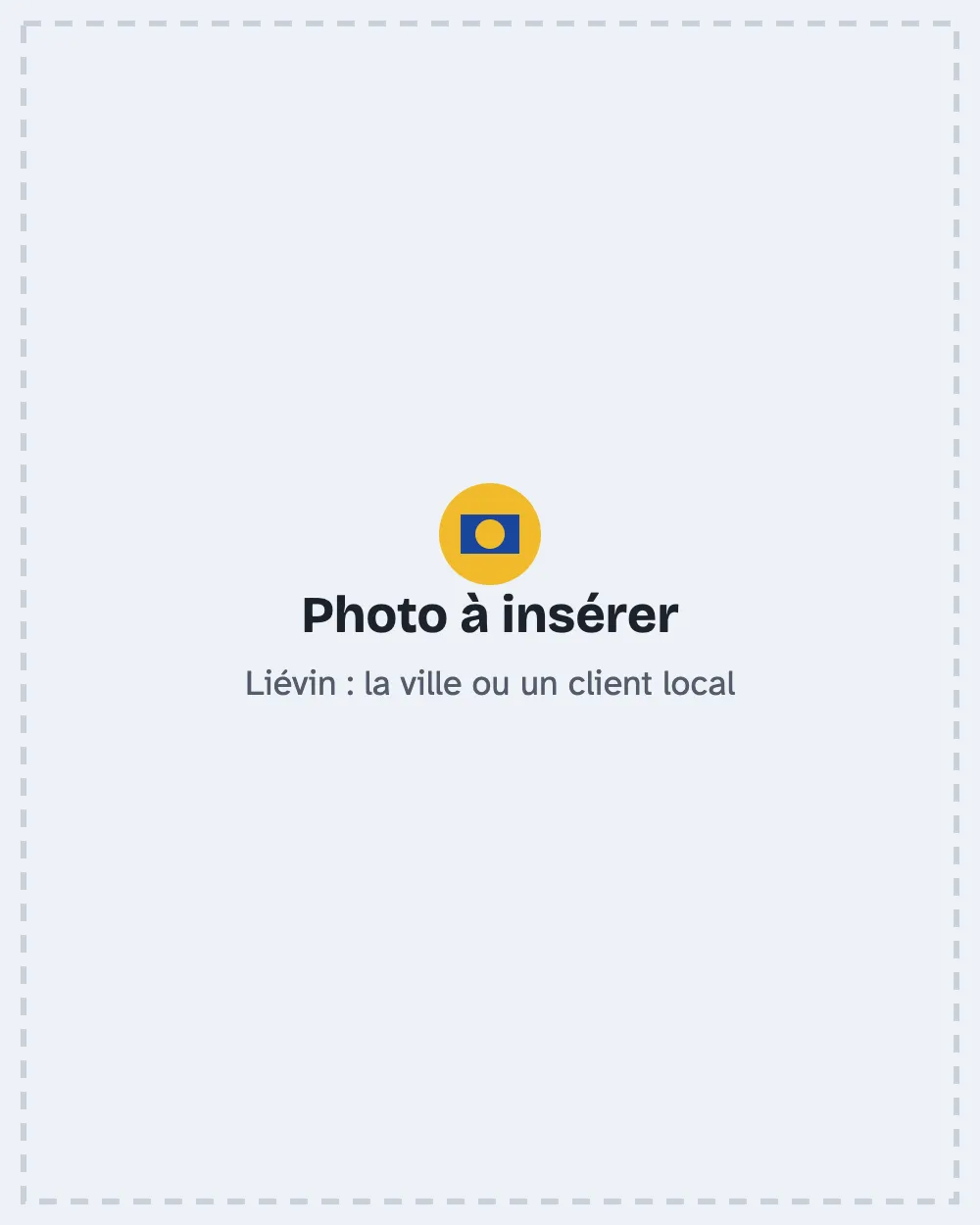 Liévin : la ville ou un client local