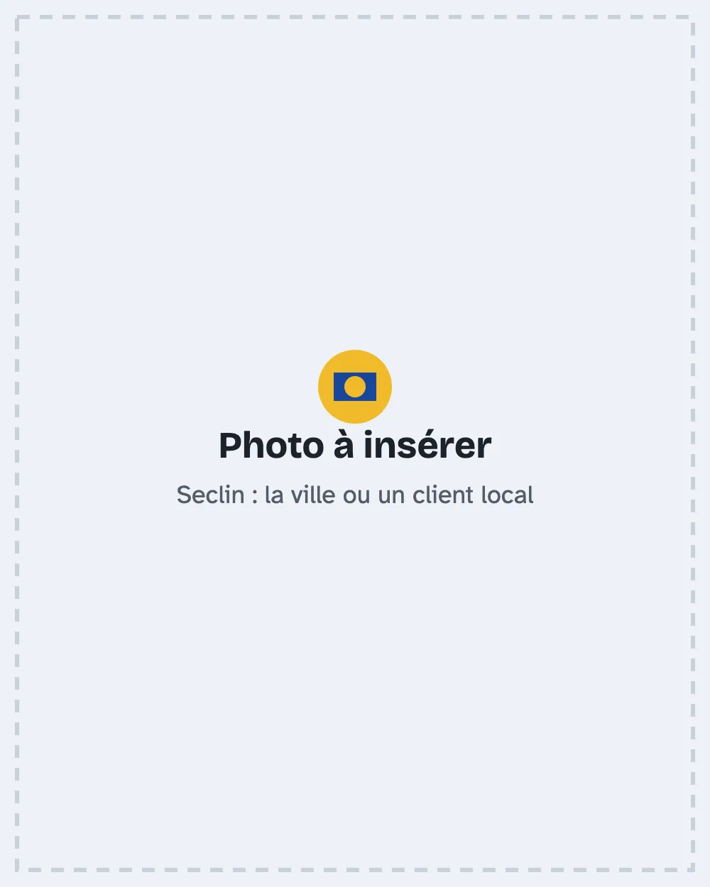 Seclin : la ville ou un client local