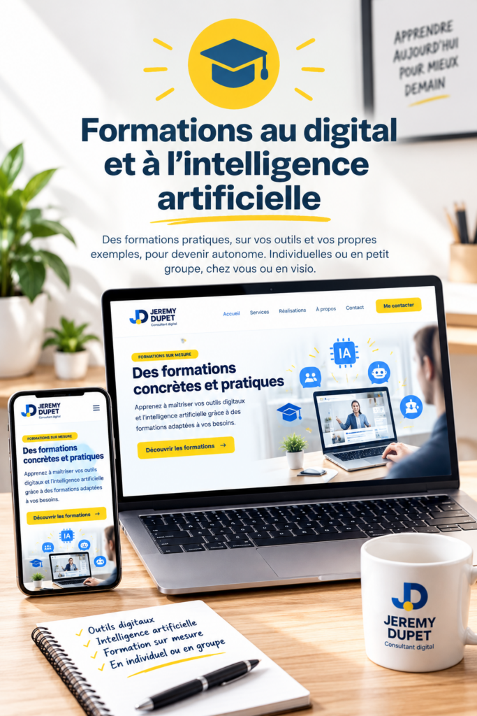 Formations au digital pour TPE et indépendants : réseaux sociaux, WordPress, Prestashop et IA