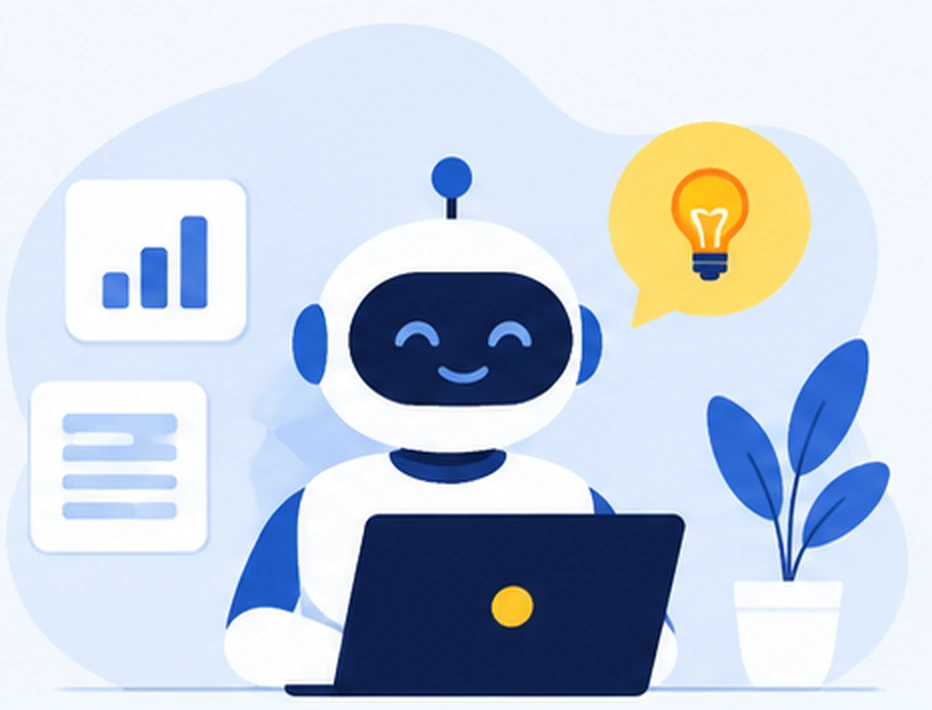 Illustration : intelligence artificielle au service d’une petite entreprise